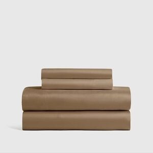 Quince Bamboo Sheet Set, Walnut, Twin XL - New in Packaging